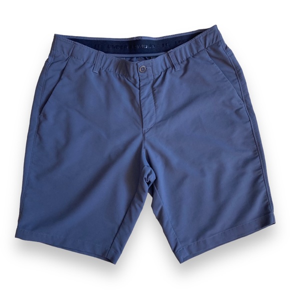 Under Armour Grey Men’s Performance Heatgear Sports Shorts 38 - Picture 9 of 12